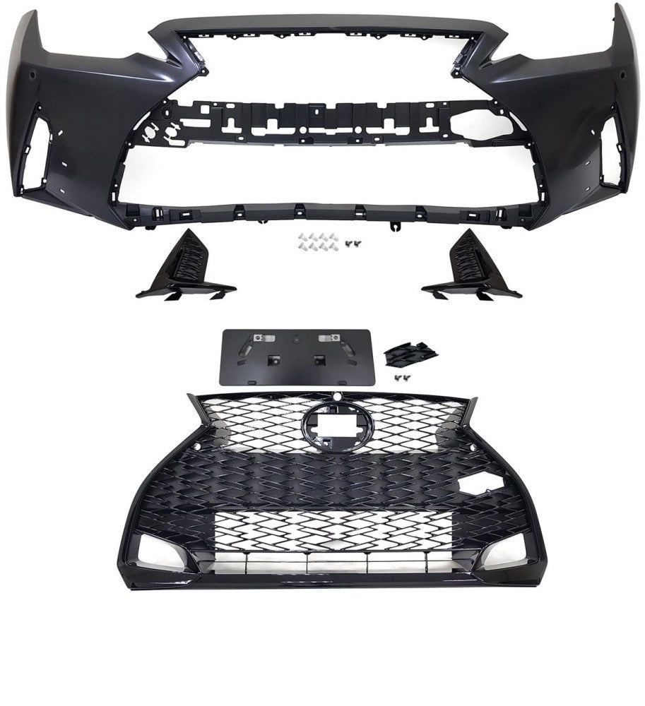Komplett body kit Lexus IS F Sport Look PDC montert visning