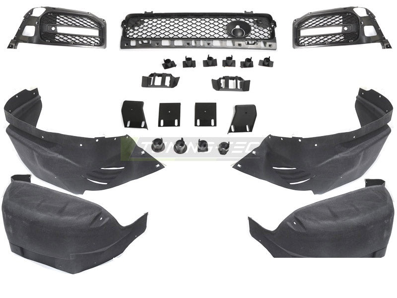 Bodykit Sport 464 til Mercedes G-Klasse W463 komplett sett utpakket