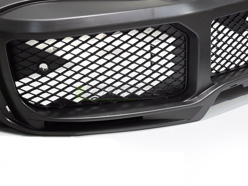 Nærbilde av front på Mercedes G-Klasse W464 bodykit BRBS Look