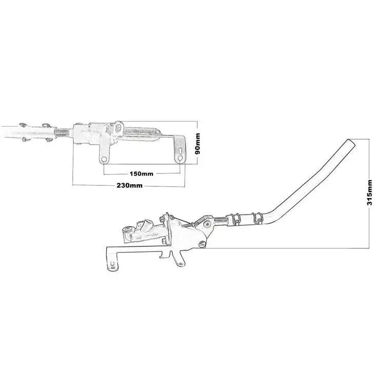 Bolte inn Hydraulisk Håndbrekk Bmw E36 Drift