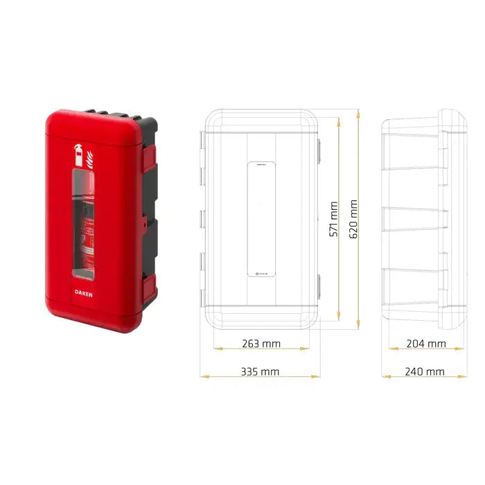 Brannslukningsboks - Daken Regon 6kg - 2