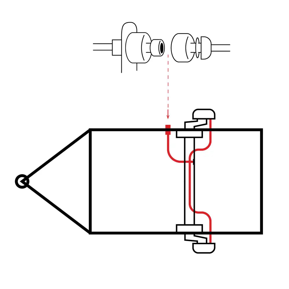 Bremsespylesystem for Enkeltaksel Al-ko