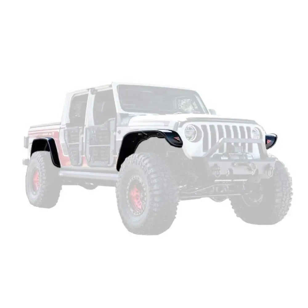 Bushwacker Flat Style Skjermbreddere - Jeep Gladiator Jt 20- - 1