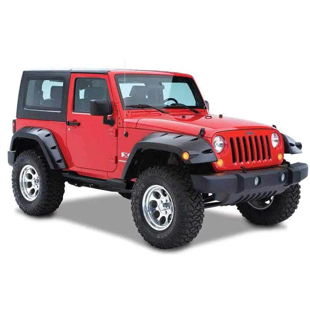 Bushwacker Pocket Style Bakre Skjermbreddere - Jeep Wrangler Jk 2 d 07-18 - 2