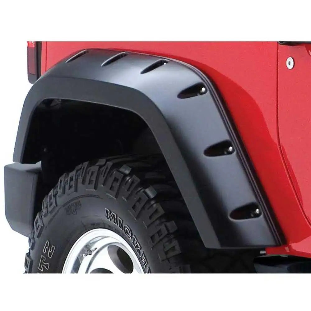 Bushwacker Pocket Style Bakre Skjermbreddere - Jeep Wrangler Jk 2 d 07-18 - 1