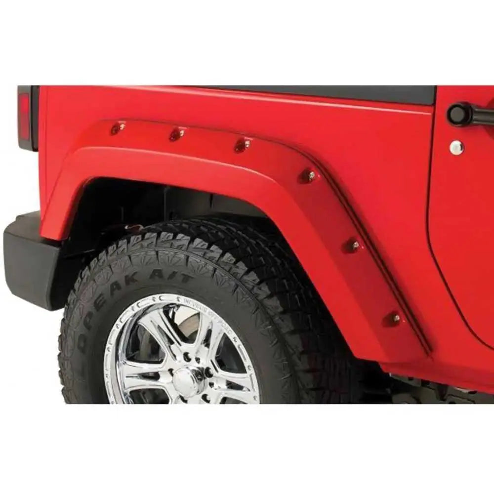 Bushwacker Pocket Style Bakskjermsutvidelser - Jeep Wrangler Jk 2 d 07-18 - 1