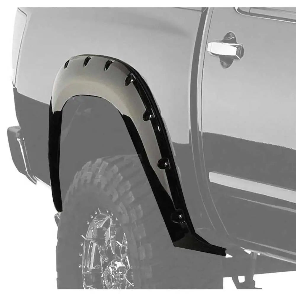 Bushwacker Pocket Style Fenderforlengere Uten Bedside Lockbox - Nissan Titan 04-15 - 2