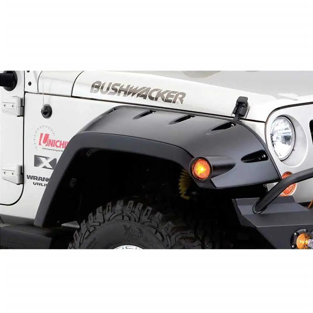 Bushwacker Pocket Style Skjermbreddere Foran - Jeep Wrangler Jk 4 d 07-18 - 2