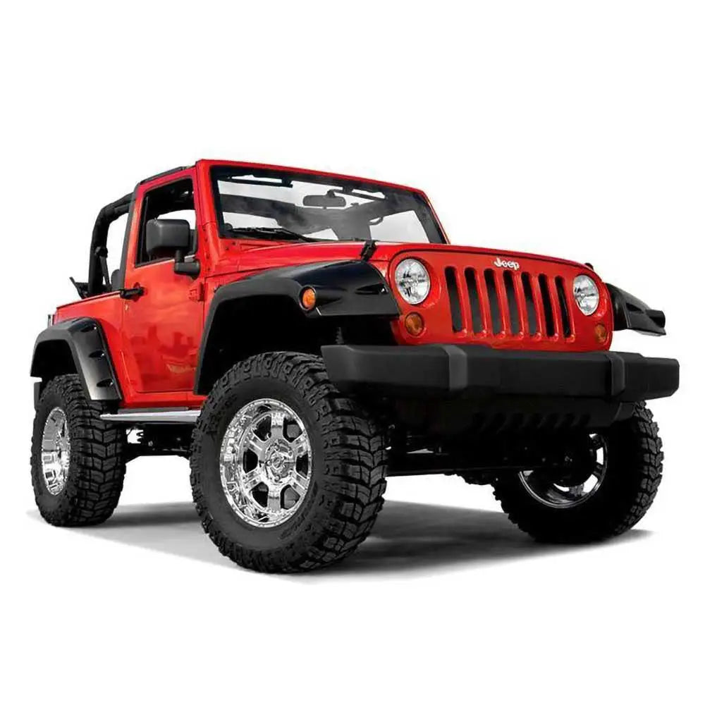 Bushwacker Pocket Style Skjermbreddere Foran - Jeep Wrangler Jk 4 d 07-18 - 3