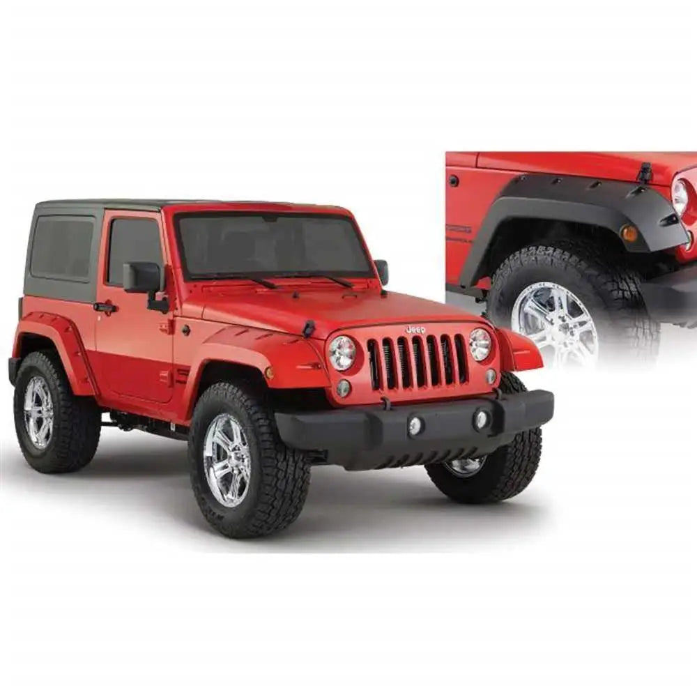 Bushwacker Pocket Style Skjermbreddere - Jeep Wrangler Jk 2 d 07-18 - 3