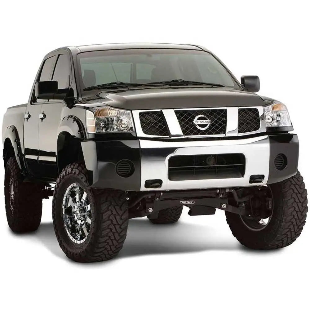 Bushwacker Pocket Style Skjermforlengere Foran Og Bak Med Bedside Lockbox - Nissan Titan 04-15 - 3