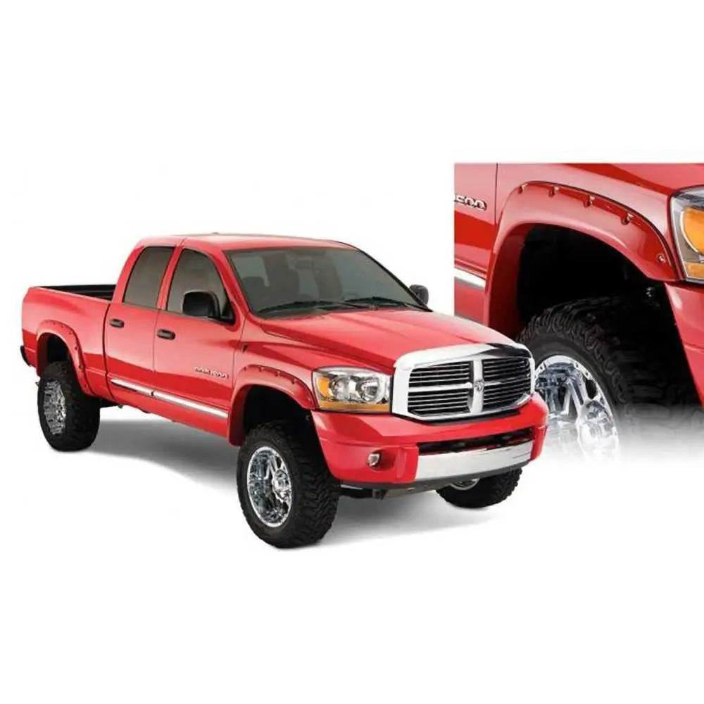 Bushwacker Pocket Style - Utvidelser For Skjermer Front Og Bak - Dodge Ram 1500 02-08 - 1