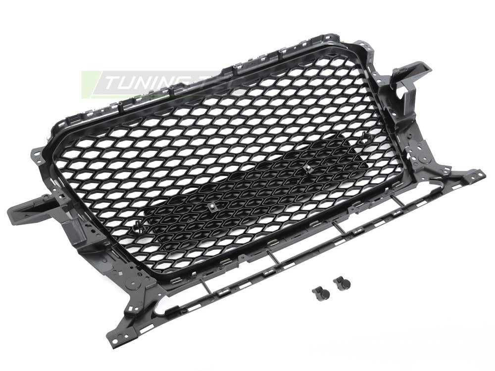 Grill Svart Audi Q5 8R 12-16 – detalj av kanter og festepunkter