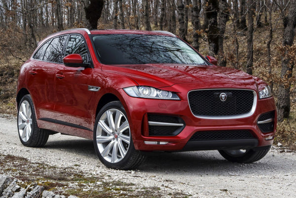 Stigtrinn fra Ventshield til Jaguar F-Pace 2016- i aluminium og ABS, enkel montering uten boring