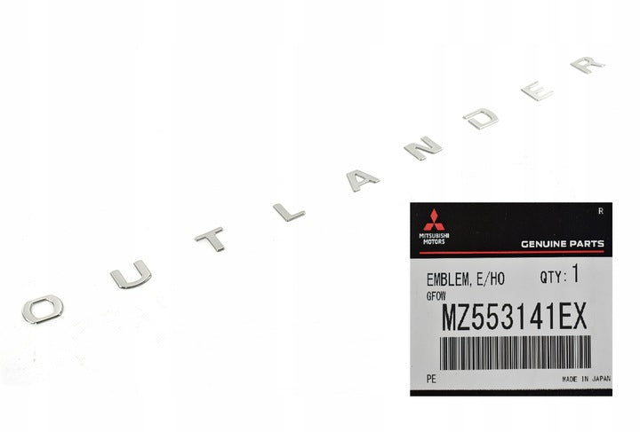 Emblem Mitsubishi Panseremblem Outlander III - sett bakfra