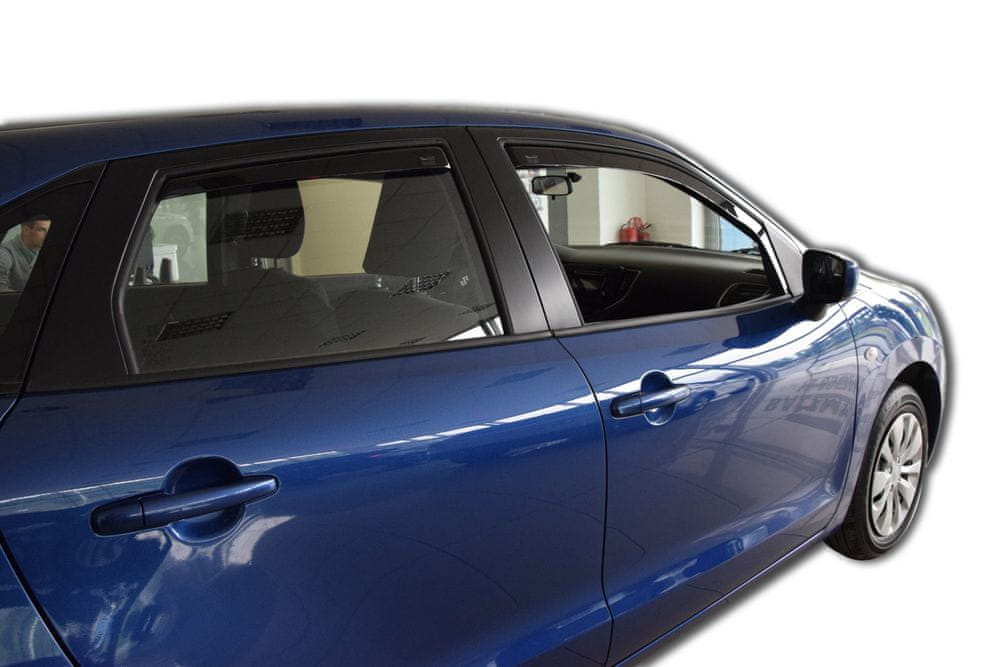 Vindavviser Suzuki BALENO 5-dørs 2016→ sett 4 stk. – PMMA Plexi - detaljer