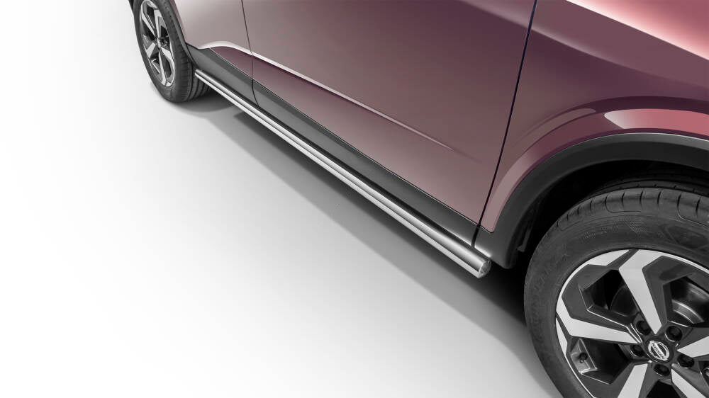 Stigtrinn fra Steeler til Nissan Qashqai (J12) i polert krom og rustfritt stål