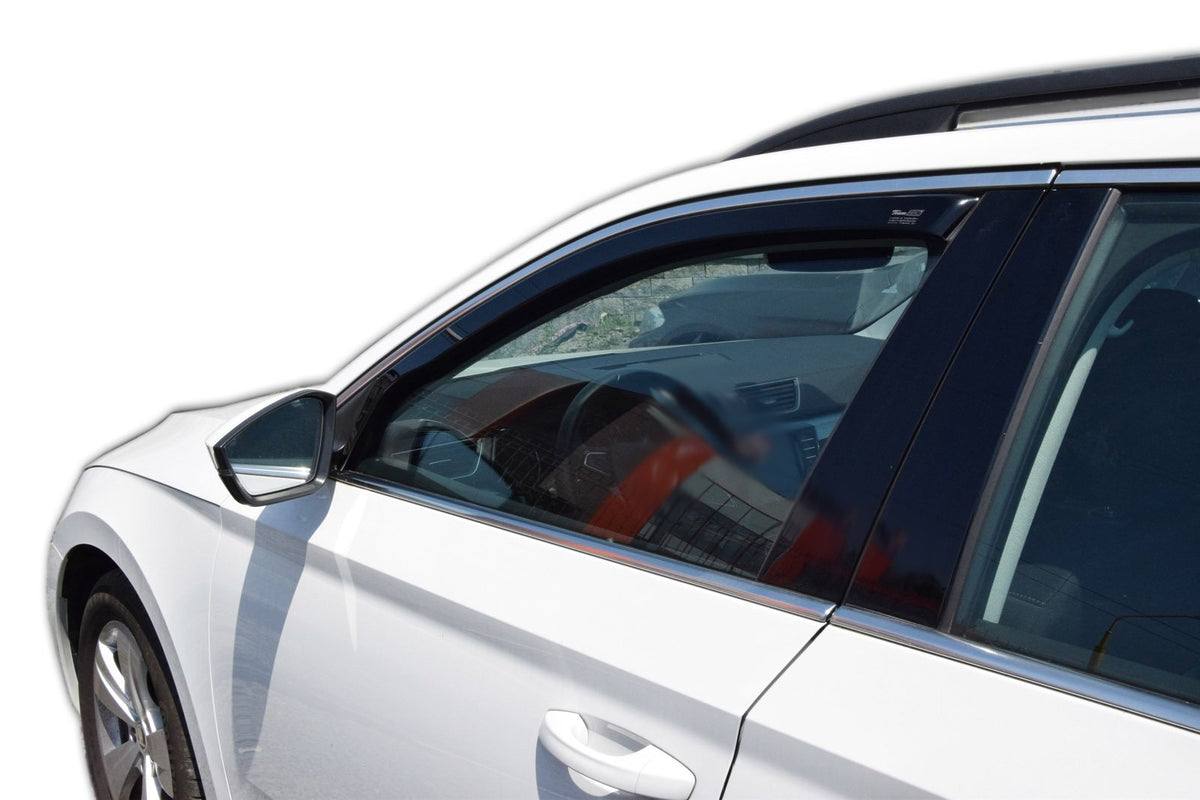 Vindavviser Skoda Super III / sett 2 stk. (2015-2023) – PMMA Plexi - detaljer