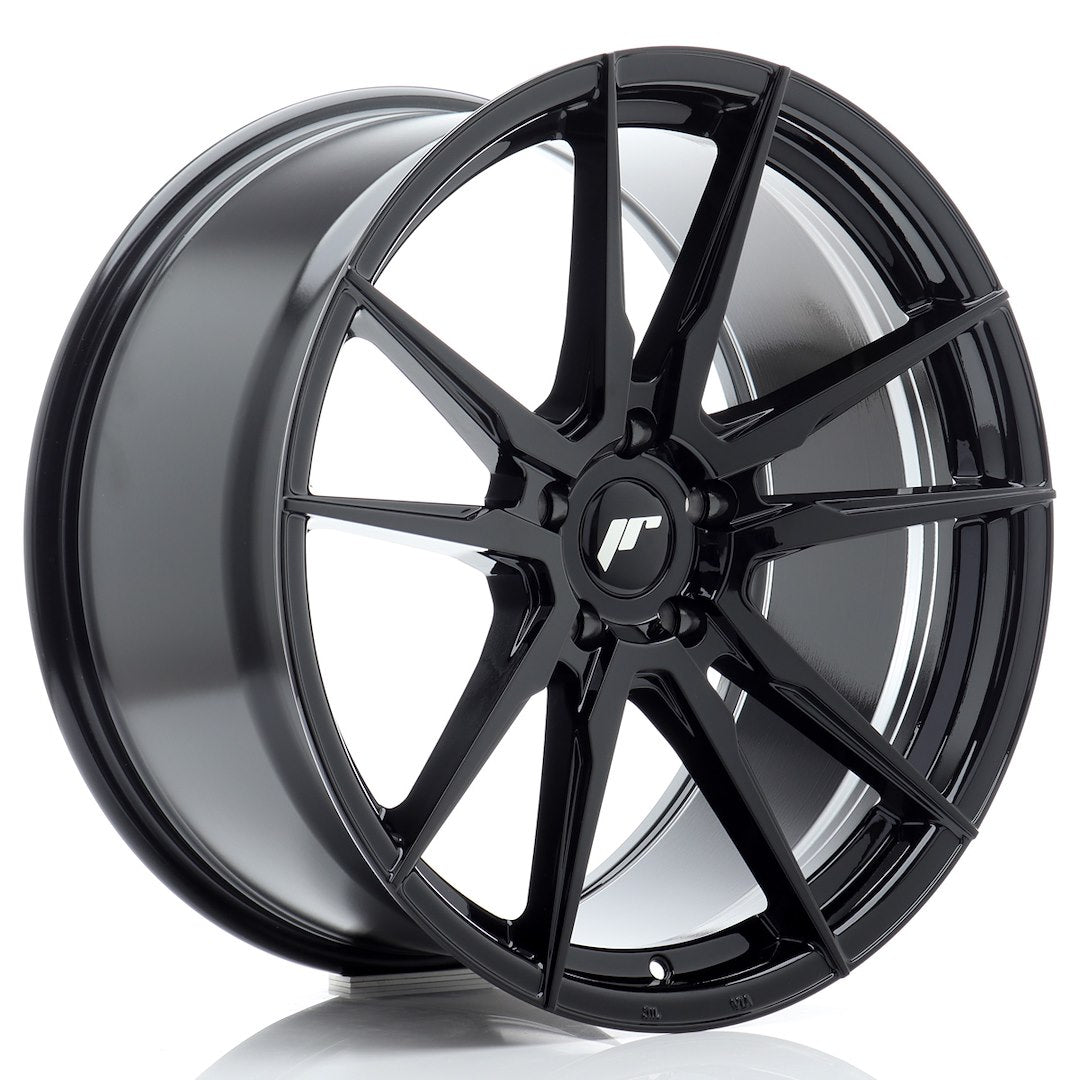 Felg JR Wheels JR21 20x10" Black – sett forfra