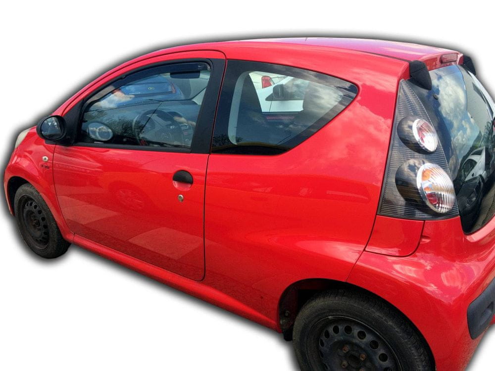 Vindavviser Citroen C1 I 5-dørs (2005-2014) – PMMA Plexi - nærbilde