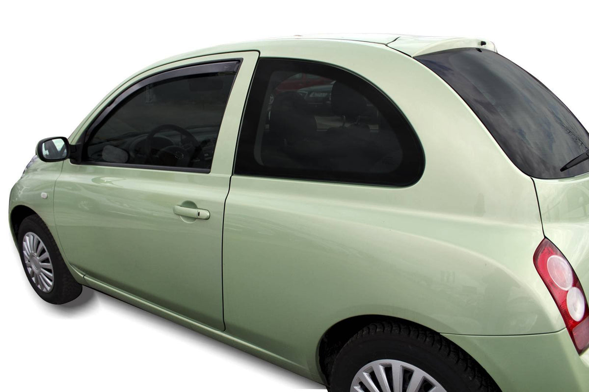 Vindavviser Nissan MICRA K 12 3-dørs (2002-2010) – PMMA Plexi - nærbilde