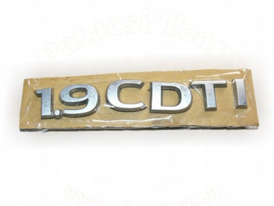 Emblem/logo til Opel emblem Astra GTC Vectra C Signum 1.9 CDTI til bakluke i original OEM-kvalitet