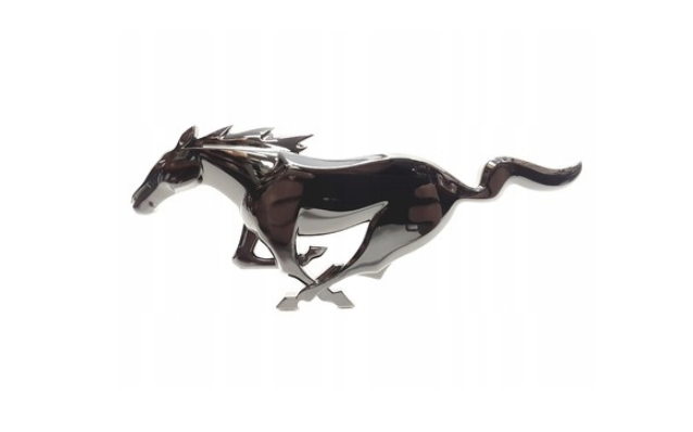 Emblem Ford emblem Black Pony Mustang Panser - sett forfra