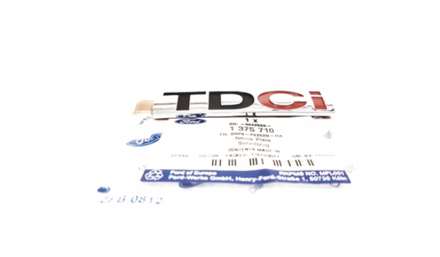 Emblem/logo til Ford TDCI for i Genuine utførelse for bakluke