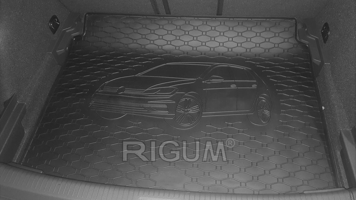 Rigum bagasjeromsmatte til Vw Golf VII Hatchback – 10 mm sidekant
