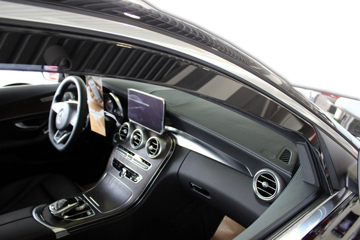 Heko vindavviser til Mercedes C (W205) Stasjonsvogn / sett 4 stk. – sort transparent