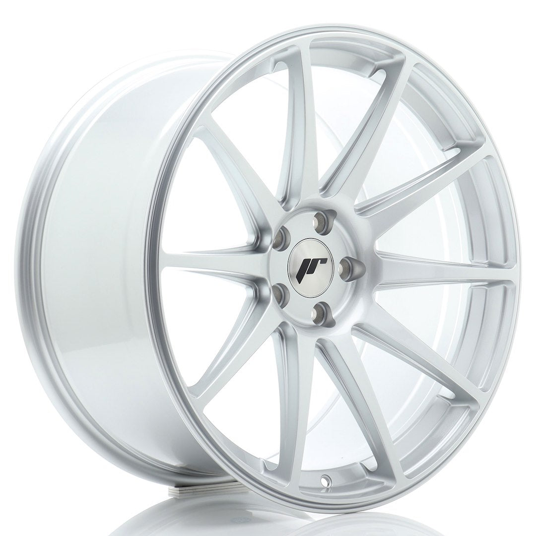 Felg JR Wheels JR11 20x10" Silver – sett forfra