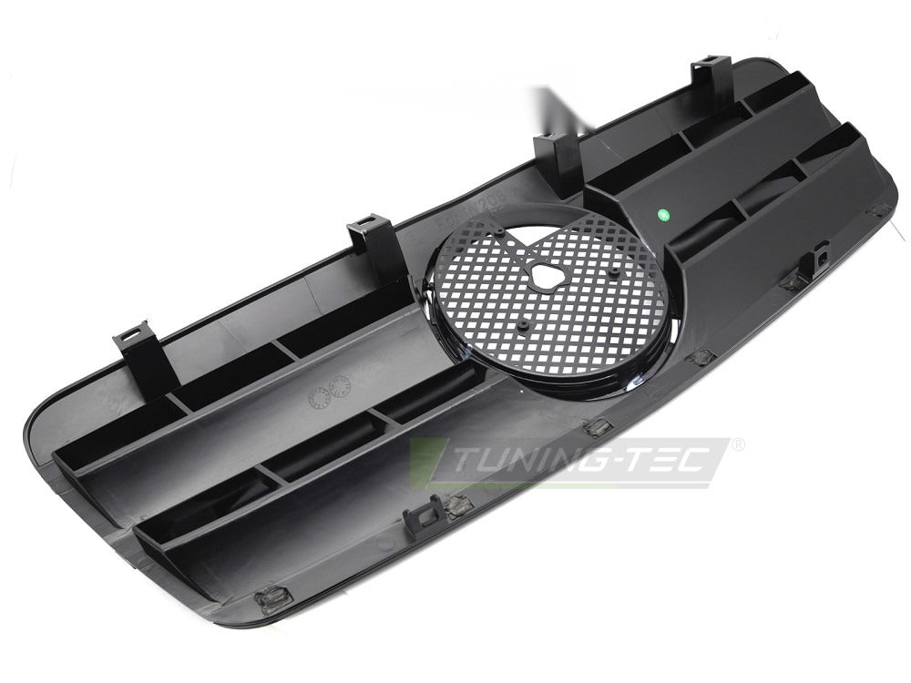 Grill Mercedes CLK W208 96-02 sort med festedetaljer.