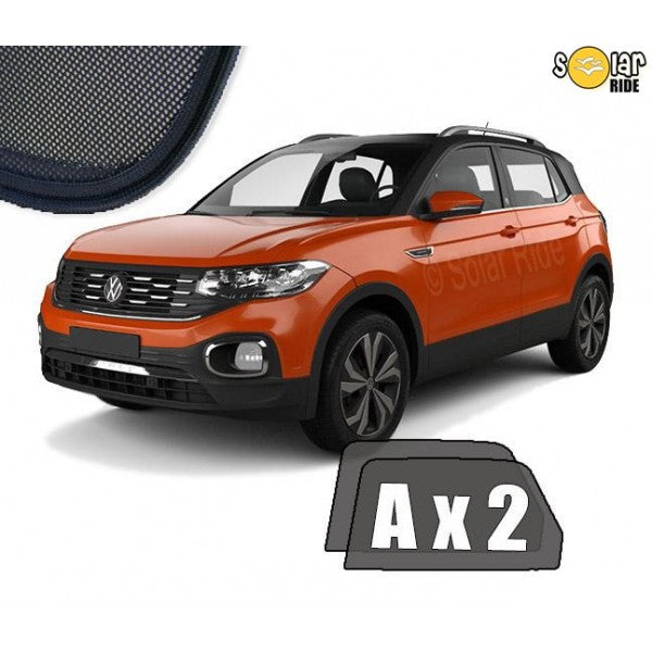 Sr solskjerm i akryl til Vw T-Cross, vindavviser og regnbeskyttelse med enkel montering