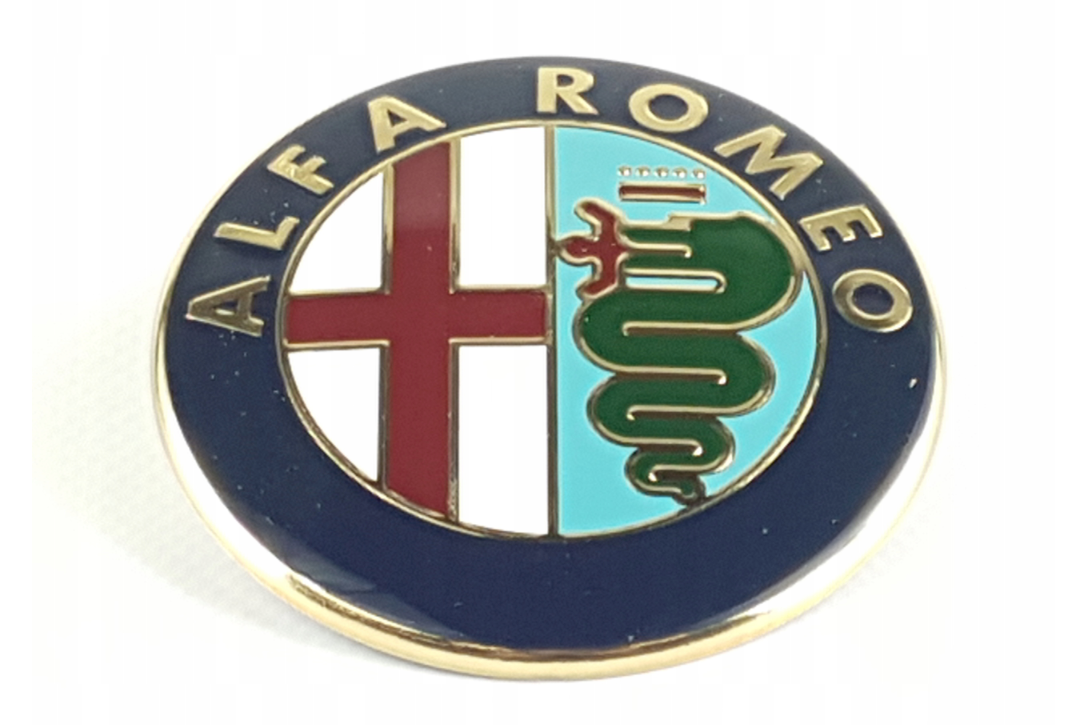 Emblem Alfa Romeo Alfra Romeo emblem Alfra Romeo 147 156 Bakluke - sett forfra