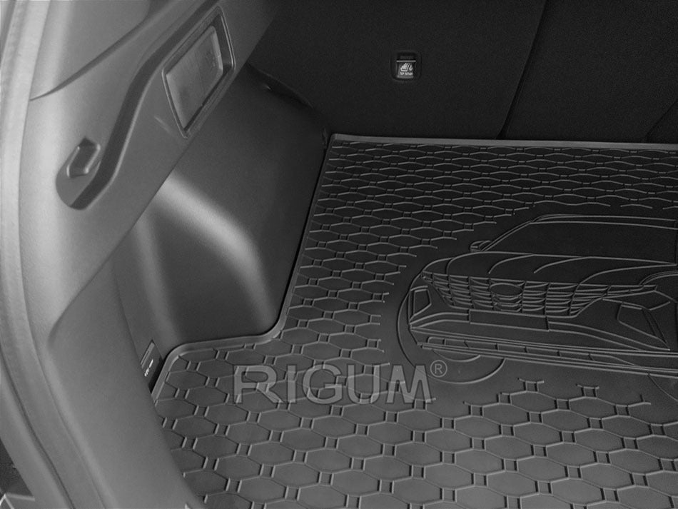 Bagasjeromsmatte Hyundai Tucson IV / Tucson HEV/MHEV (2020-) – Luktfrie Gummi - nærbilde