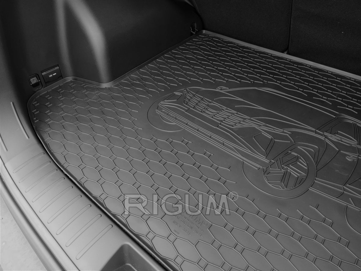 Rigum bagasjeromsmatte til Hyundai Tucson IV / Tucson HEV/MHEV – høy kant