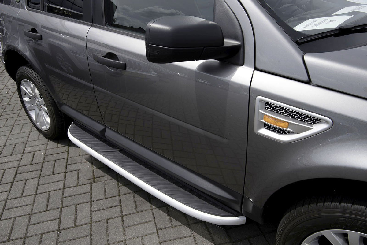 Stigtrinn fra Ventshield til Land Rover Freelander II L359 i aluminium og svart
