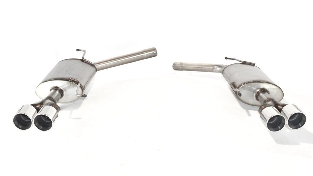 Sluttdemper duet Premium Ulter S6 C6 Avant 101-433 V10 i 304 rustfri stal med endepipe modell 61