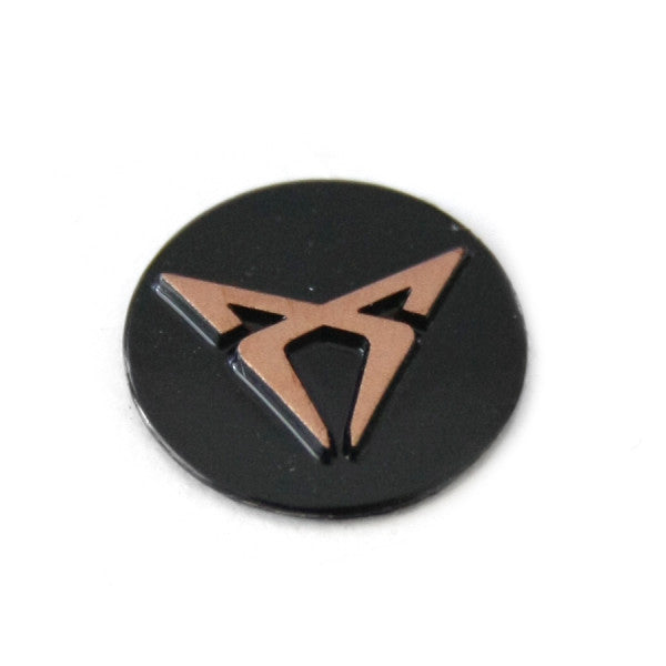 Emblem/logo til Seat Ateca > Black / Copper i ABS-materiale med svart og kobber farge