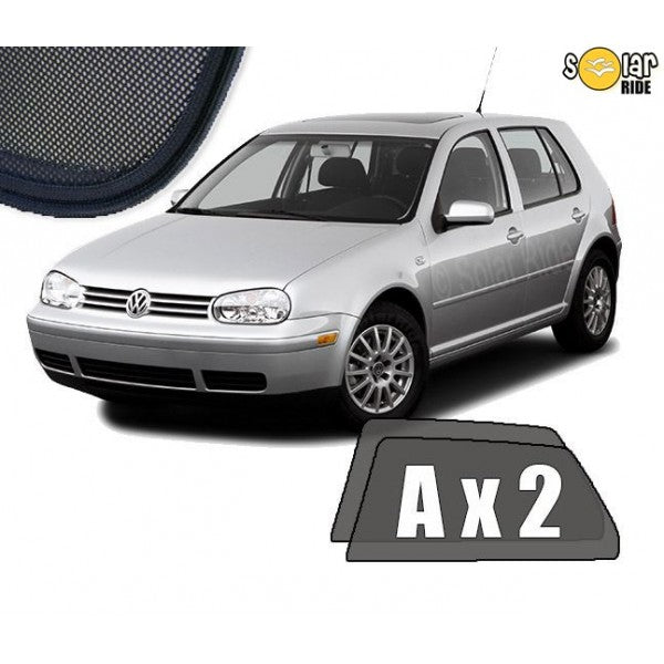 Sr solskjerm i akryl til Vw Golf Hatchback IV med enkel montering og vindavvisende funksjon