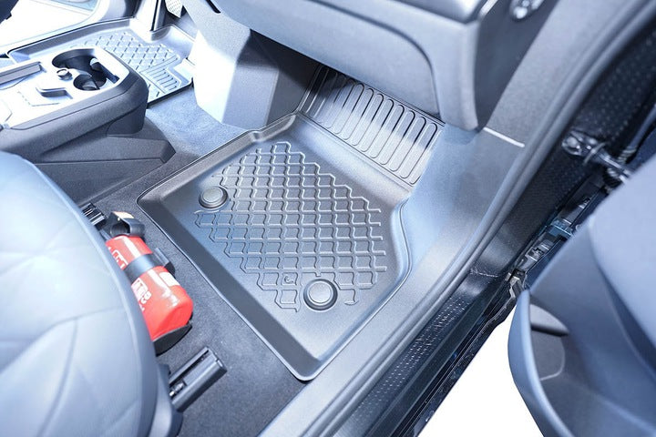Gulvmatter Bmw iX (I20) (2021-) – TPE antiskli luktfrie materiale - sett forfra