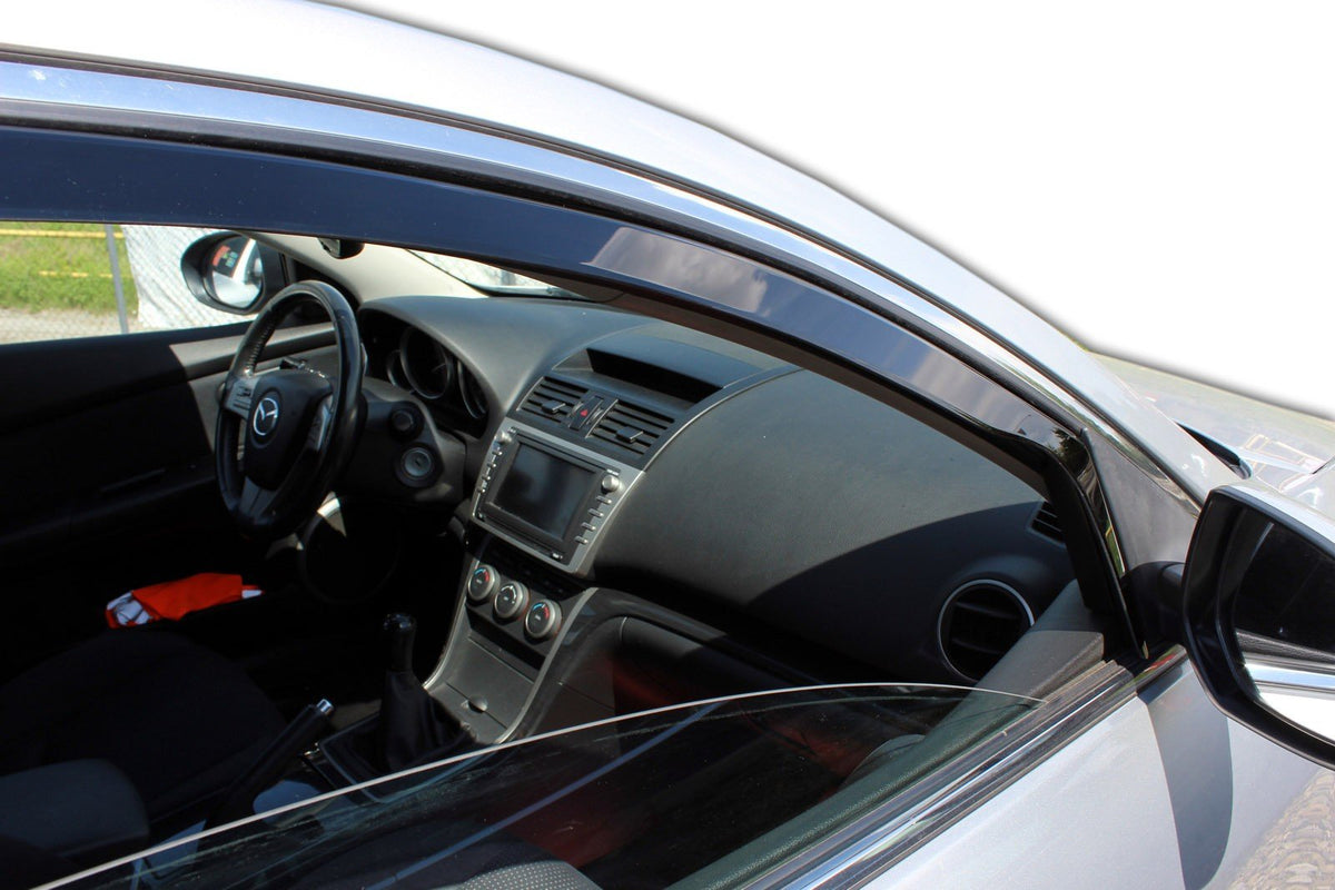 Heko vindavviser til Mazda 6 II (GH) Stasjonsvogn – sort og transparent