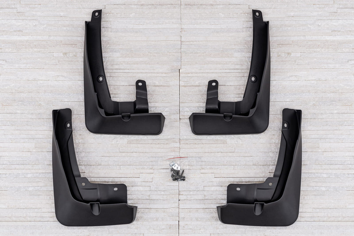 Ven-Tuning skvettlapp til Bmw iX3 (G08) / sett 4 stk. – svart ABS plast