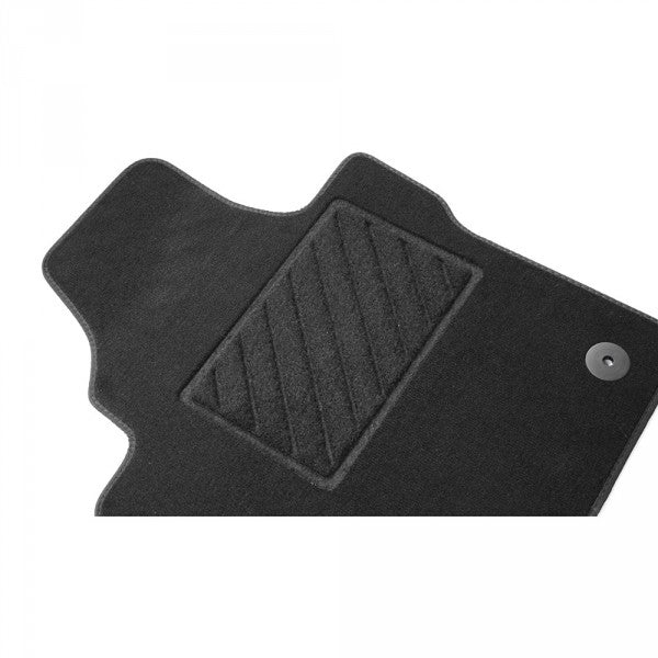 VAG OEM stoffmatter til Vw Caddy IV – svart satin farge