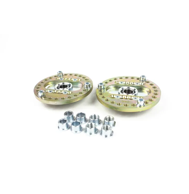CNC-frest camber plate i S355 stål 8 mm til BMW E30 E34 E32 E24 E28