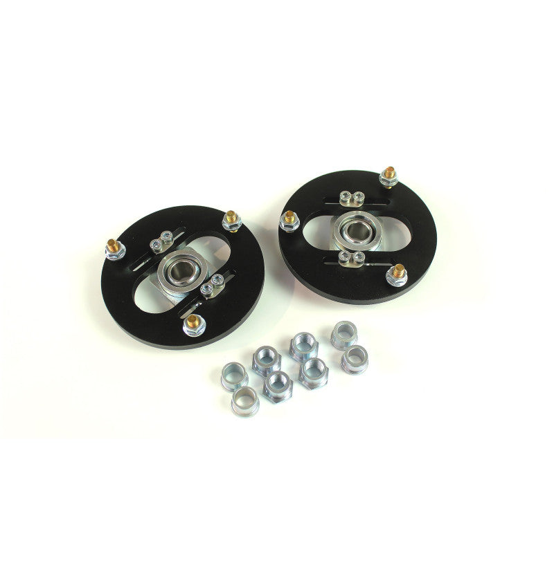 Camber plates foran for BMW E46 E39 E31 – justerbart sett med gullfarget sinkbelegg