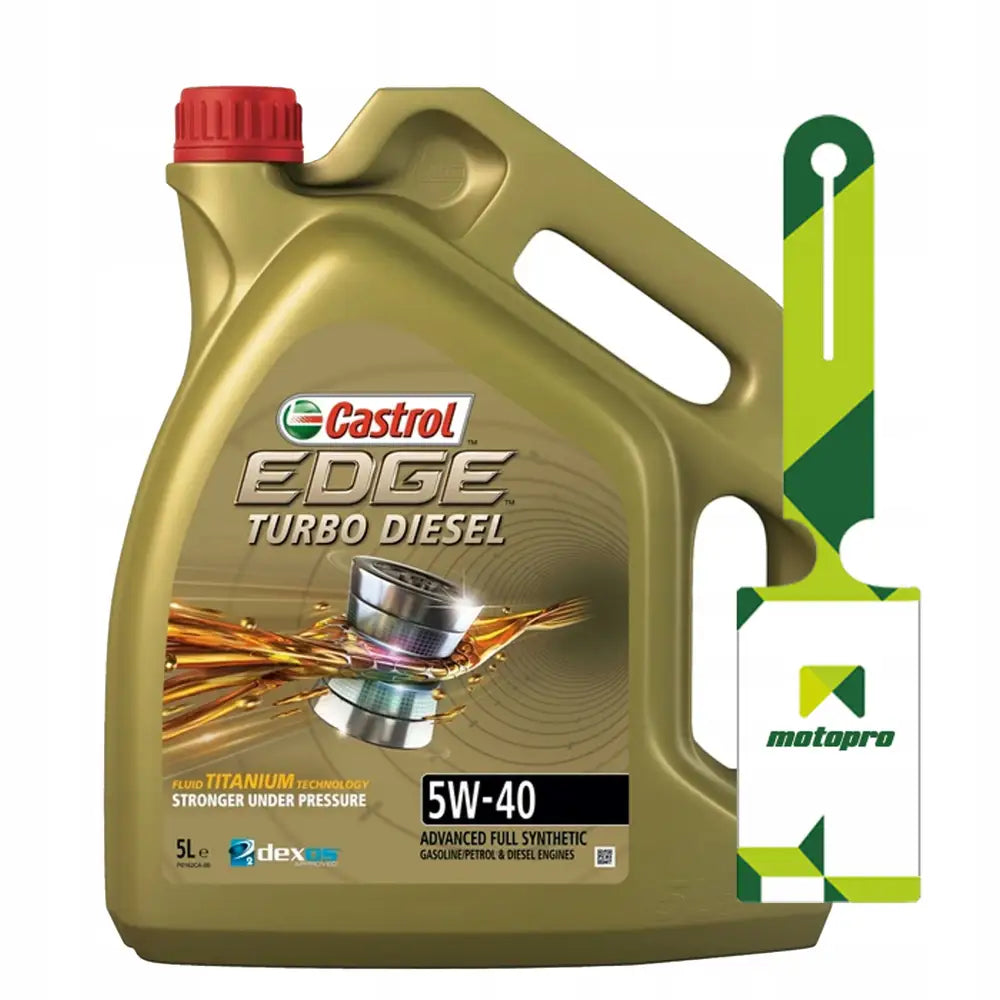 Castrol Edge Turbo Diesel 5w-40 Motorolje 5l - 1