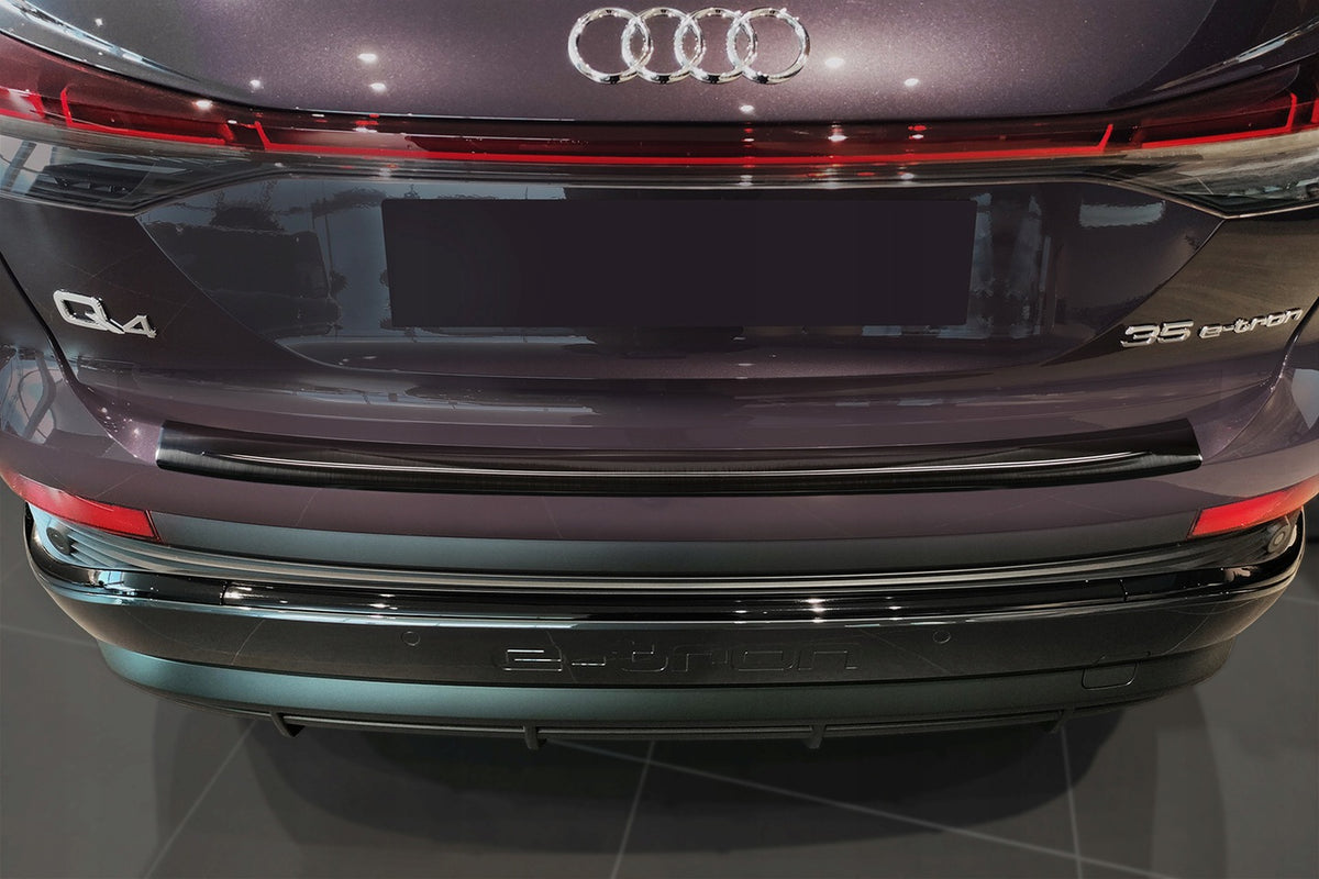 Avisa bakfangerbeskytter til Audi Q4 e-tron – svart børstet Titanium Black