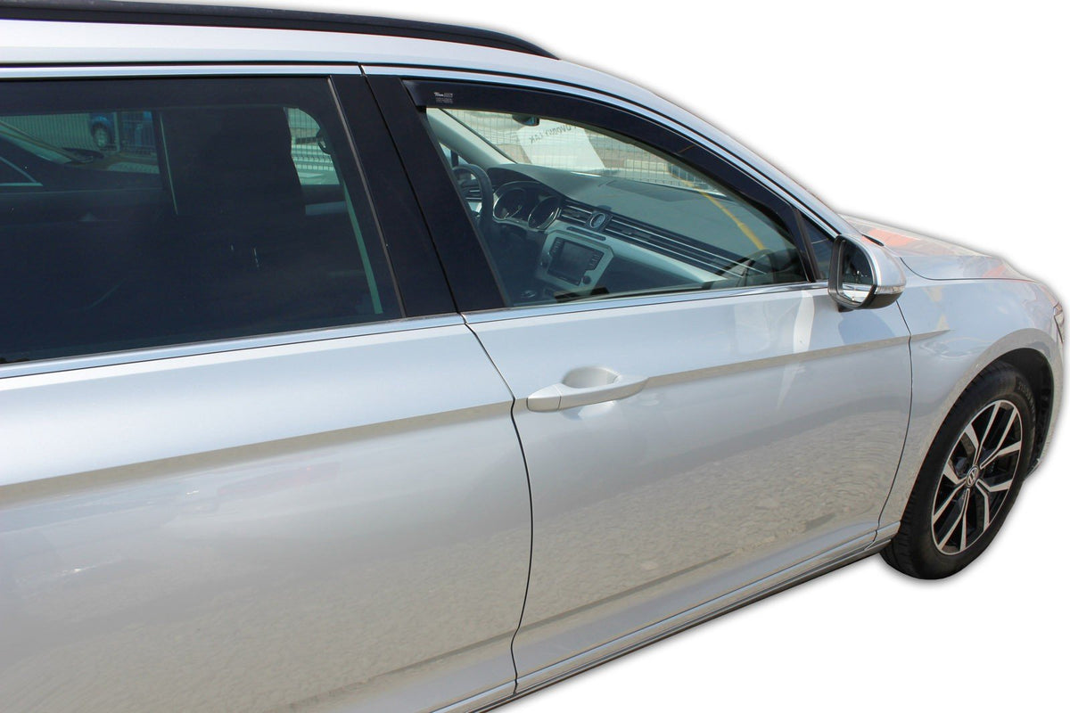Heko vindavviser til Vw Passat B8 – sort transparent finish