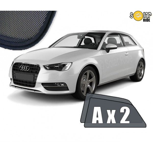 Sr solskjerm i akryl til Audi A3 8V Coupe, vindavviser og regnbeskyttelse, enkel montering
